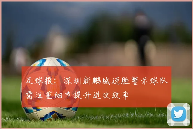 足球报：深圳新鹏城连胜警示球队需注重细节提升进攻效率